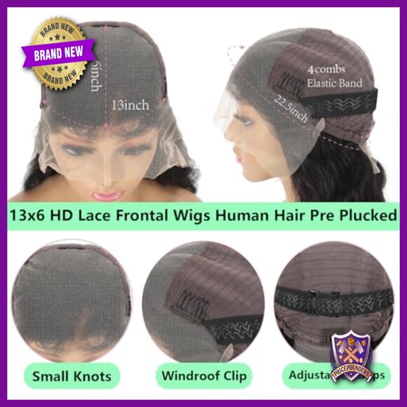 14 Inch Bob Wig Human Hair 13x6 Lace Front Body Wave 200 Density
